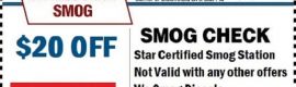 CYPRESSUNION smog coupon near me