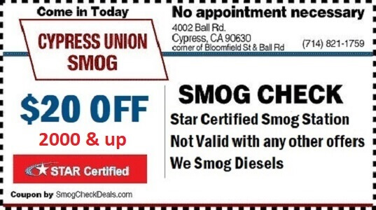 smog check coupon